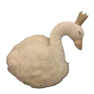 Gund White Swan Princess with Gold Crown